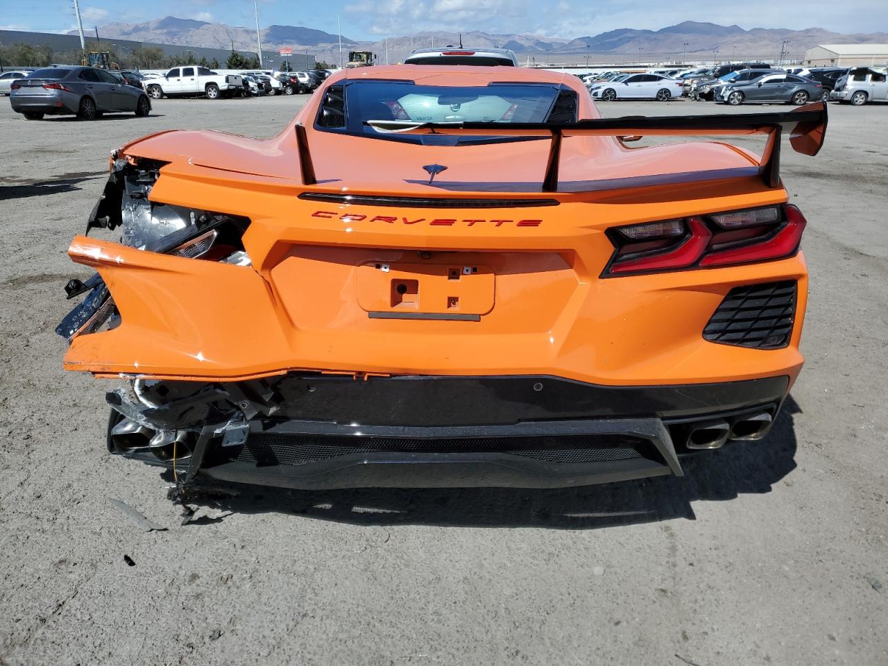2022 Chevrolet Corvette VIN 1G1YA2D40N5118657 Copart auction photo, rear end damage thumbnail 6