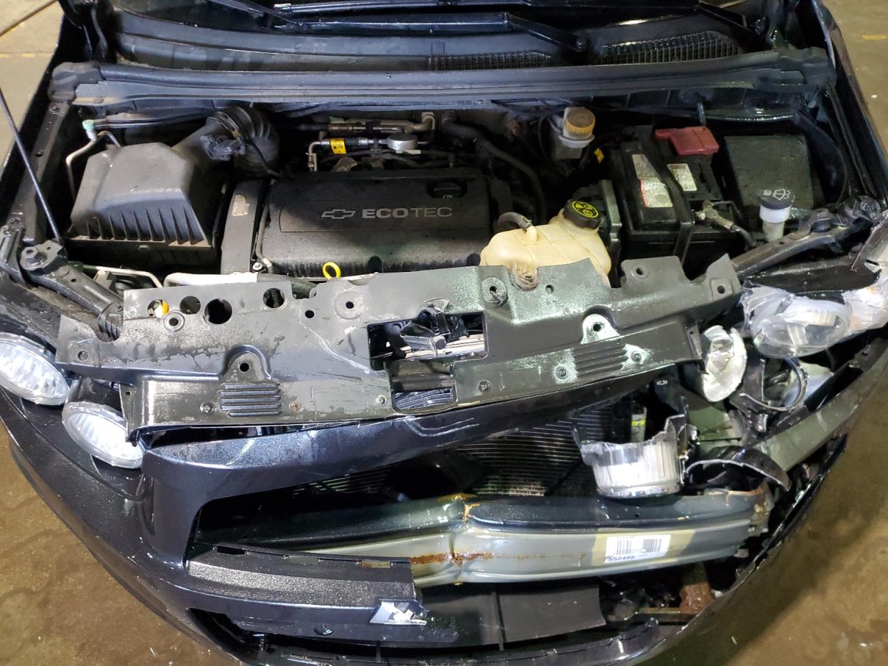 2015 Chevrolet Sonic VIN 1G1JA6SH9F4213871 Copart auction photo, front end damage thumbnail 11