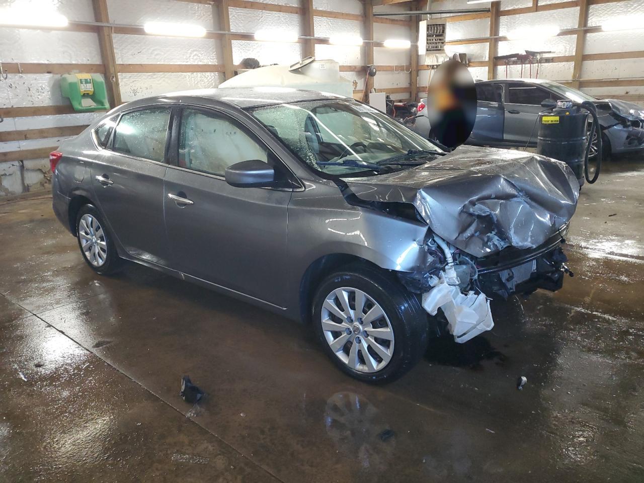 2019 Nissan Sentra VIN 3N1AB7AP3KY299546 Copart auction photo, front end damage thumbnail 4