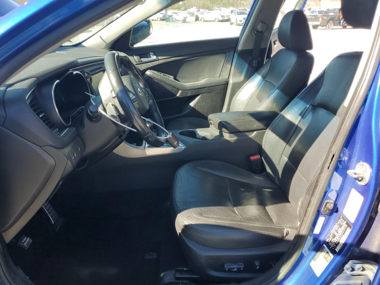 2014 KIA Optima VIN 5XXGR4A67EG255586 Copart auction photo, side damage thumbnail 7
