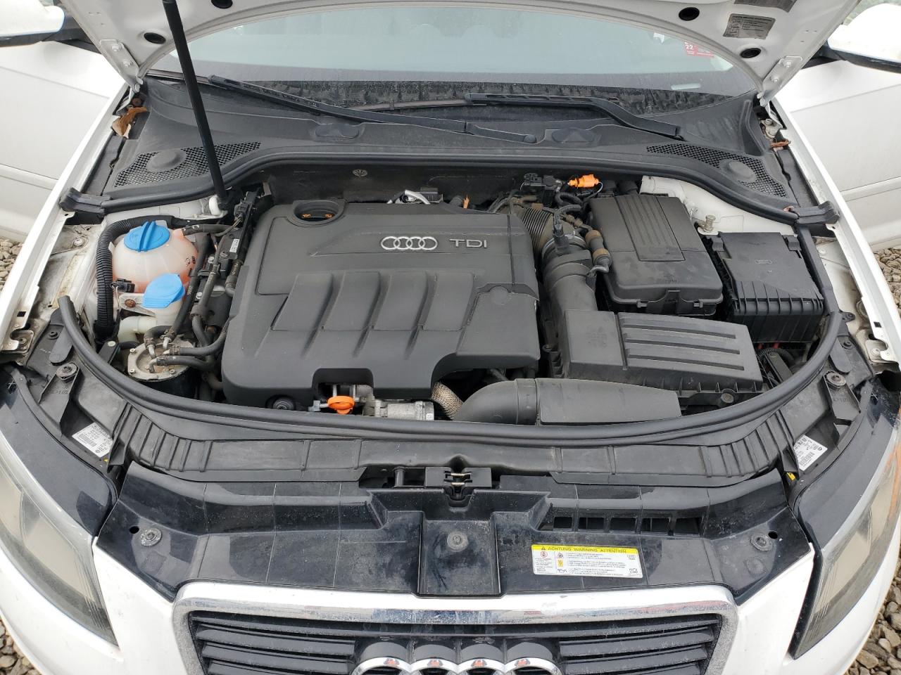 2012 Audi A3 VIN WAUKJAFMXCA055167 Copart auction photo, front end damage thumbnail 11