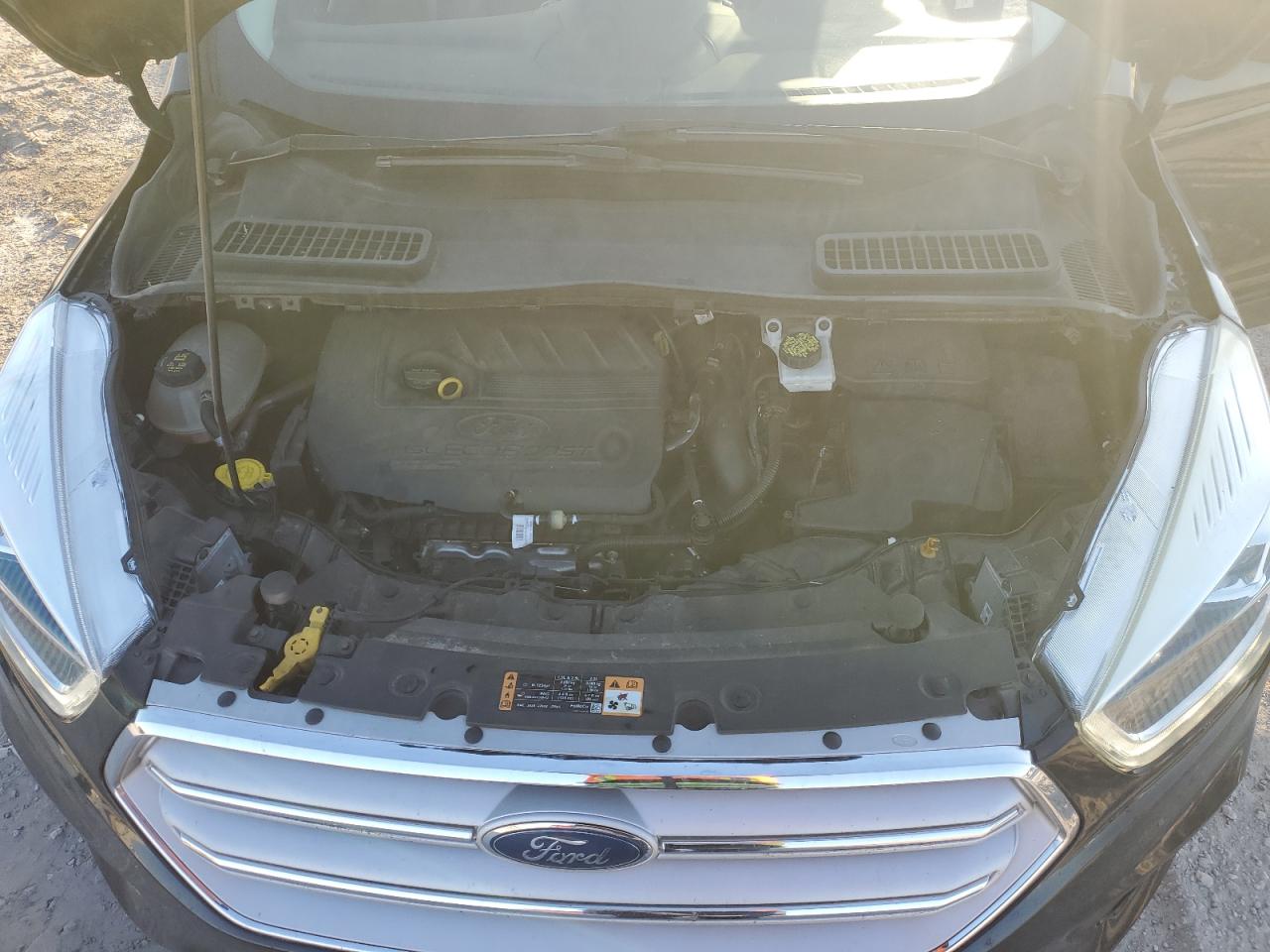 2018 Ford Escape VIN 1FMCU0HDXJUB09791 Copart auction photo, front end damage thumbnail 12