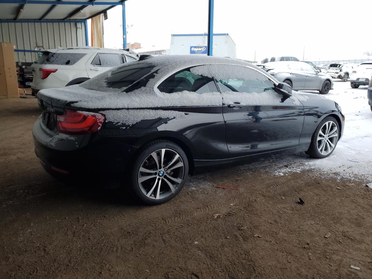 2015 BMW 2er VIN WBA1G9C50FVX96737 Copart auction photo, side damage thumbnail 3