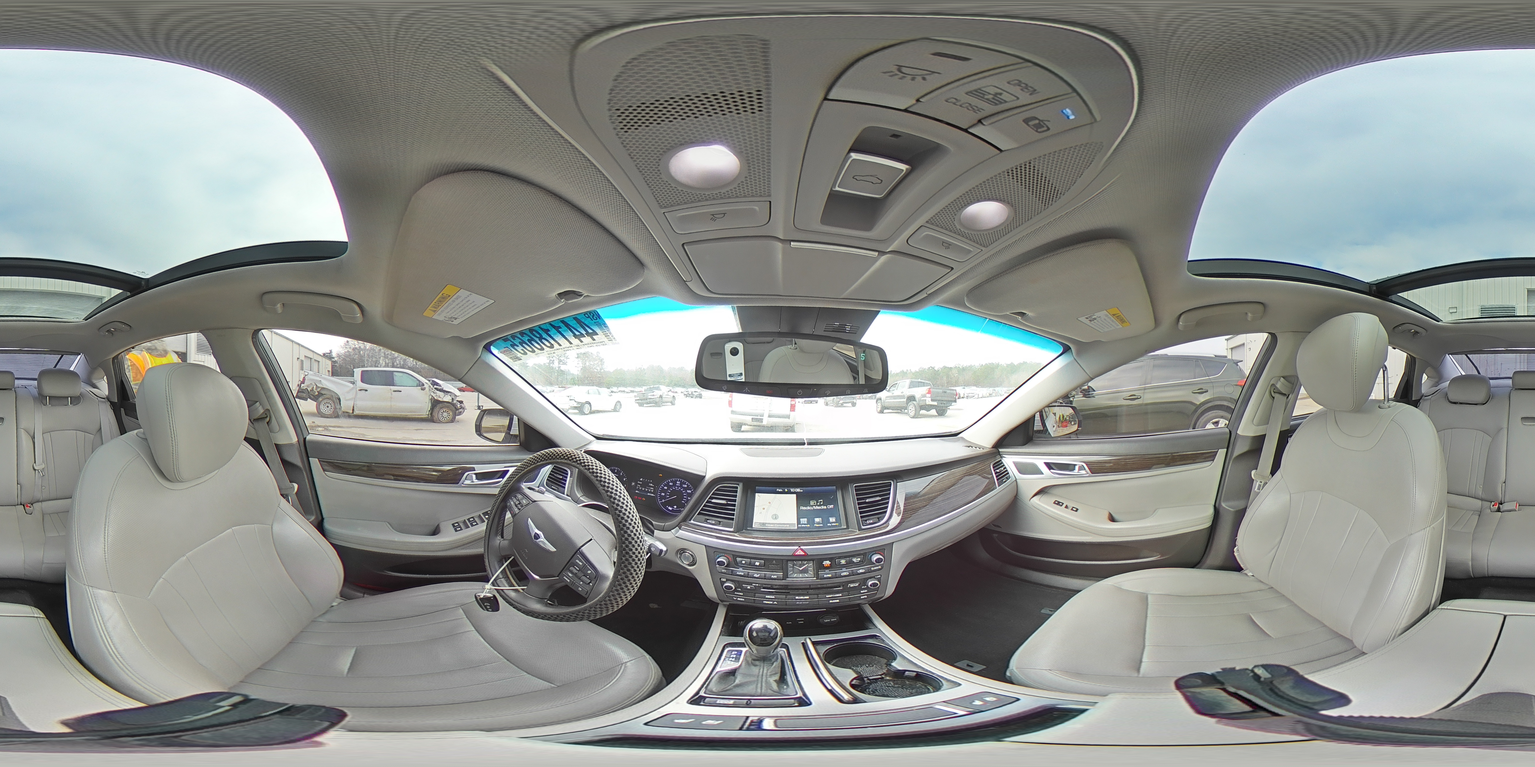 2015 Hyundai Genesis VIN KMHGN4JE3FU078285 Copart auction photo, undercarriage damage thumbnail 12