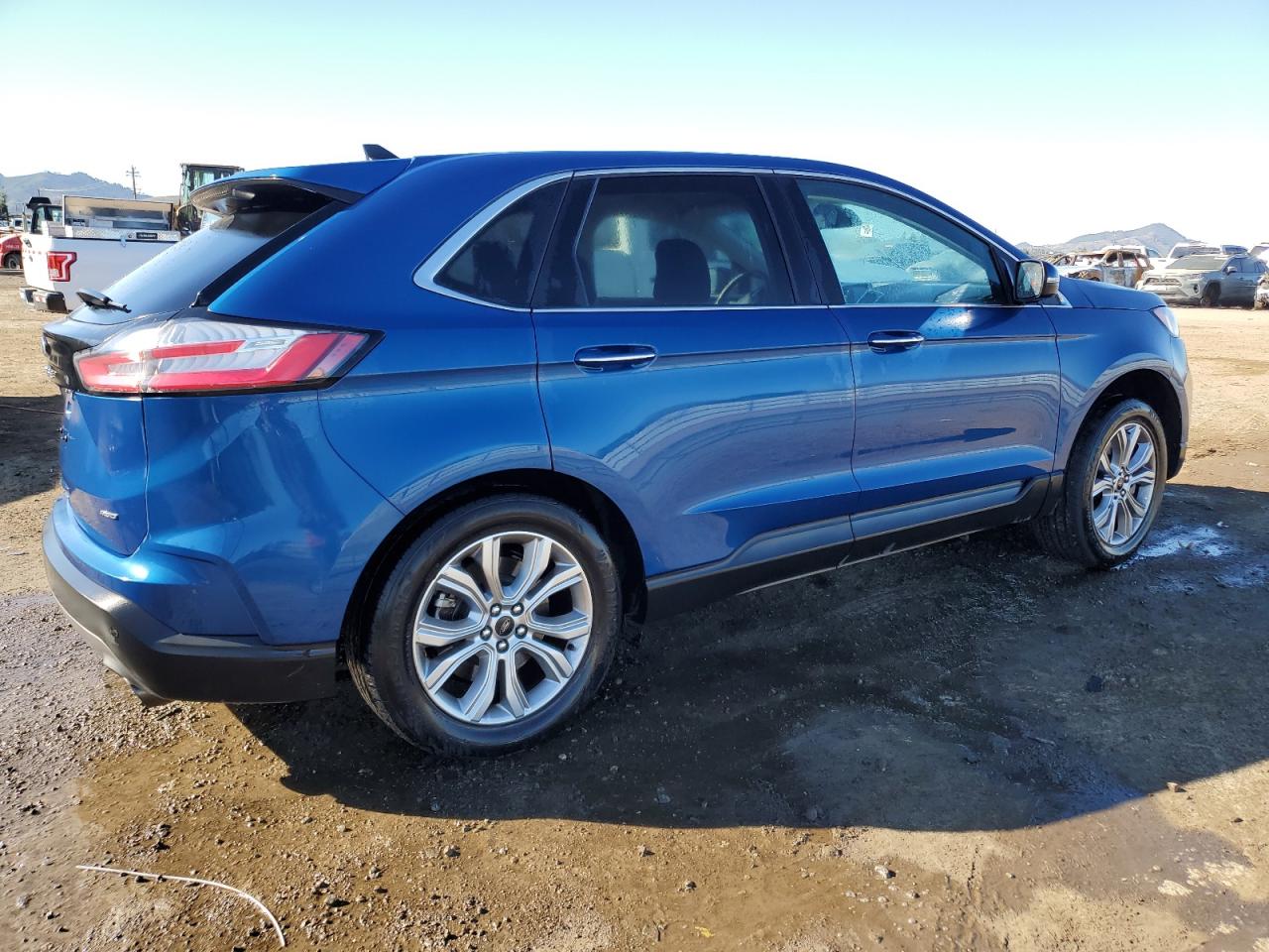 2023 Ford Edge VIN 2FMPK4K9XPBA57306 Copart auction photo, undercarriage / rear end damage thumbnail 3