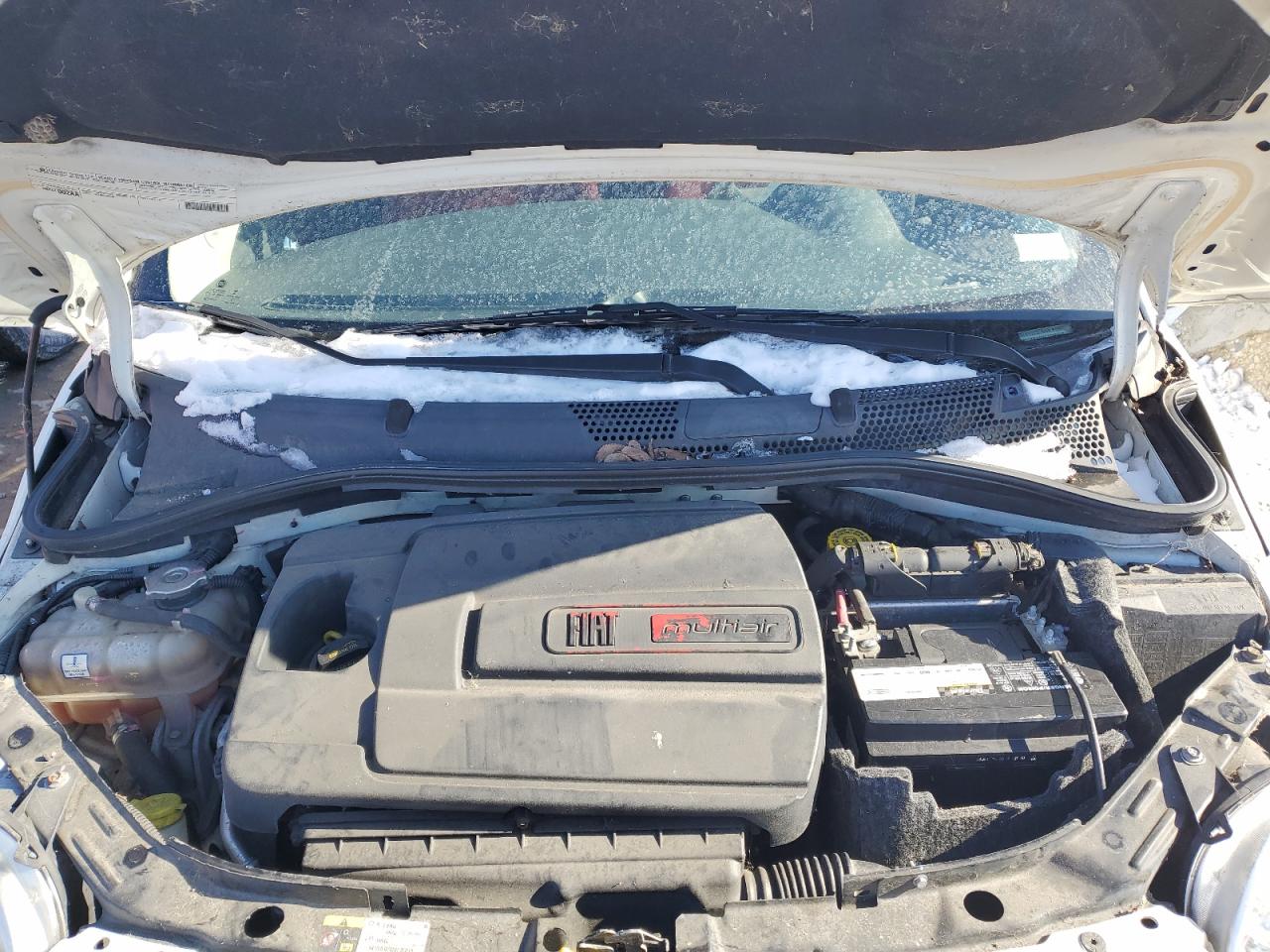 2012 Fiat 500 VIN 3C3CFFAR9CT379653 Copart auction photo, front end / rear end damage thumbnail 11
