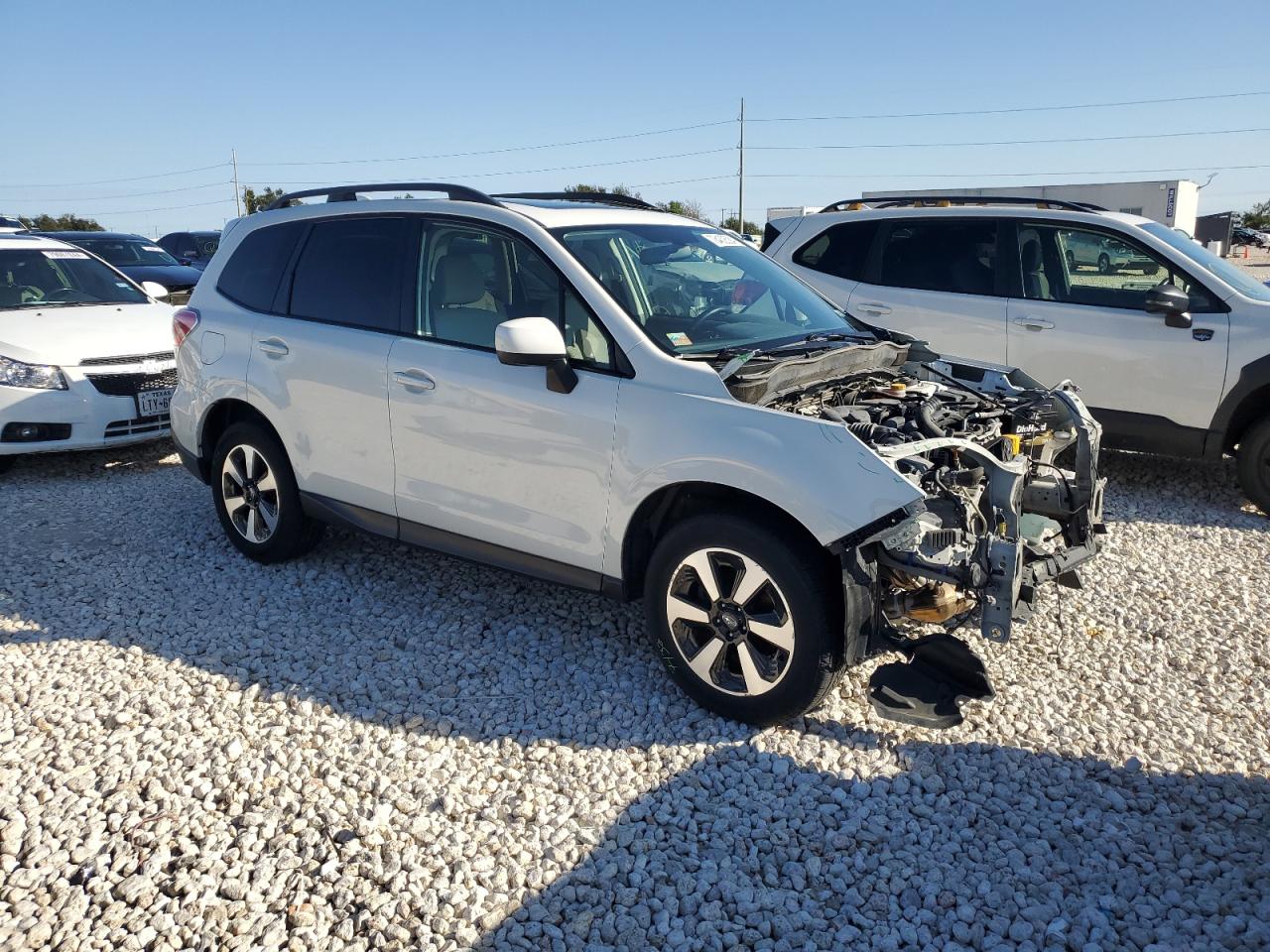 2017 Subaru Forester VIN JF2SJAEC4HH490830 Copart auction photo, all over damage thumbnail 4