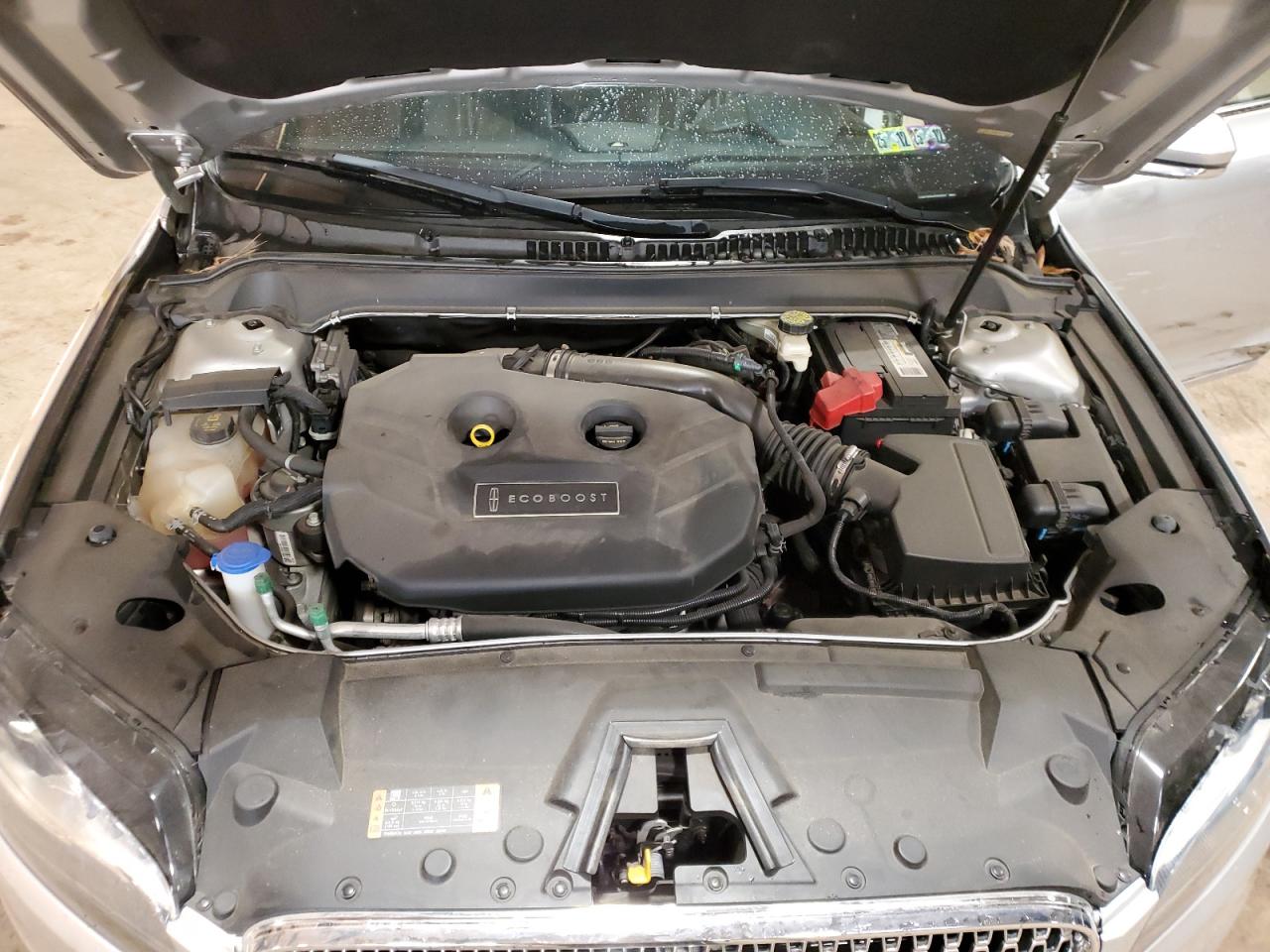 2017 Lincoln MKZ VIN 3LN6L5D92HR600663 Copart auction photo, side / rear end damage thumbnail 11