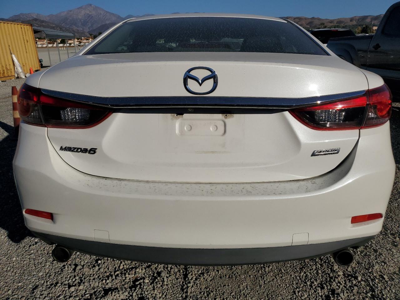2016 Mazda 6 VIN JM1GJ1U51G1429398 Copart auction photo, front end / side damage thumbnail 6