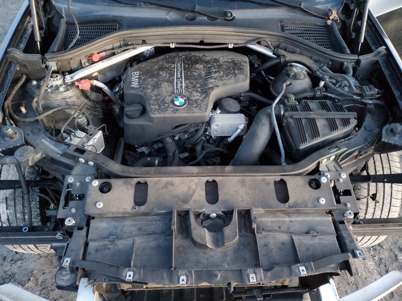 2016 BMW X3 VIN 5UXWX9C58G0D92335 Copart auction photo, front end damage thumbnail 13