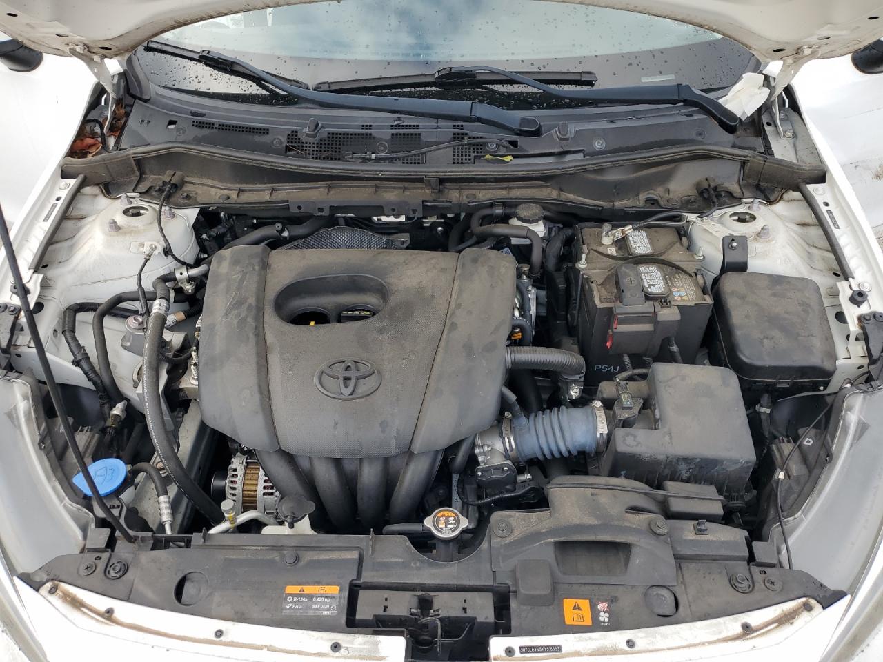 2019 Toyota Yaris VIN 3MYDLBYV5KY516353 Copart auction photo, all over damage thumbnail 11