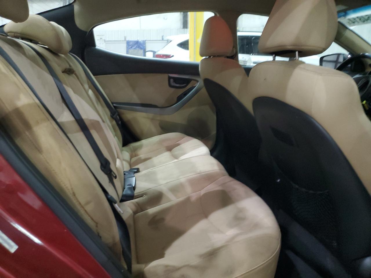 2013 Hyundai Elantra VIN KMHDH4AE8DU683846 Copart auction photo, vandalism damage thumbnail 10
