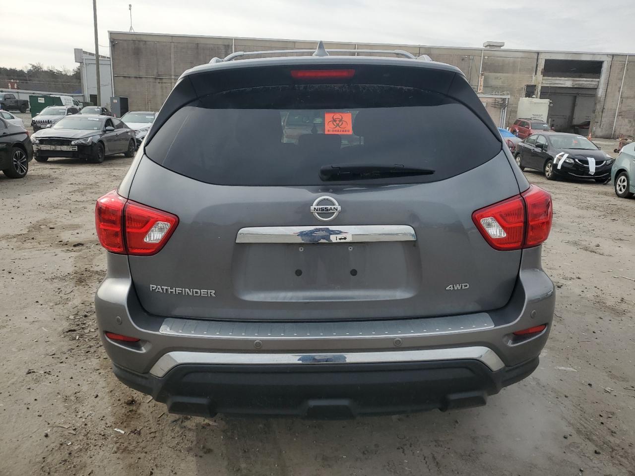 2020 Nissan Pathfinder VIN 5N1DR2AM5LC640529 Copart auction photo, front end / side damage thumbnail 6
