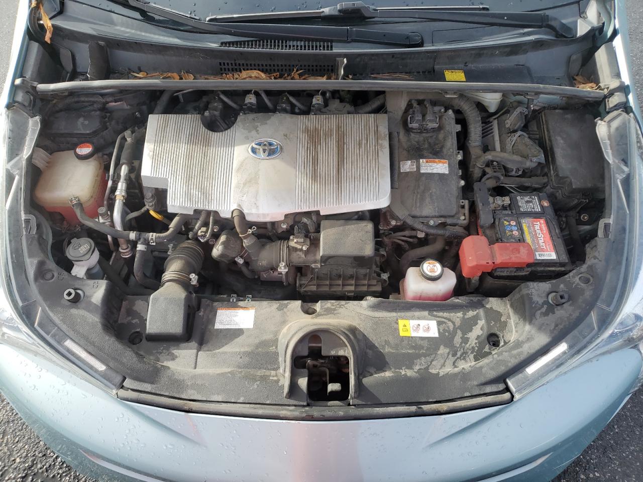 2016 Toyota Prius VIN JTDKARFU6G3022601 Copart auction photo, undercarriage / front end damage thumbnail 13