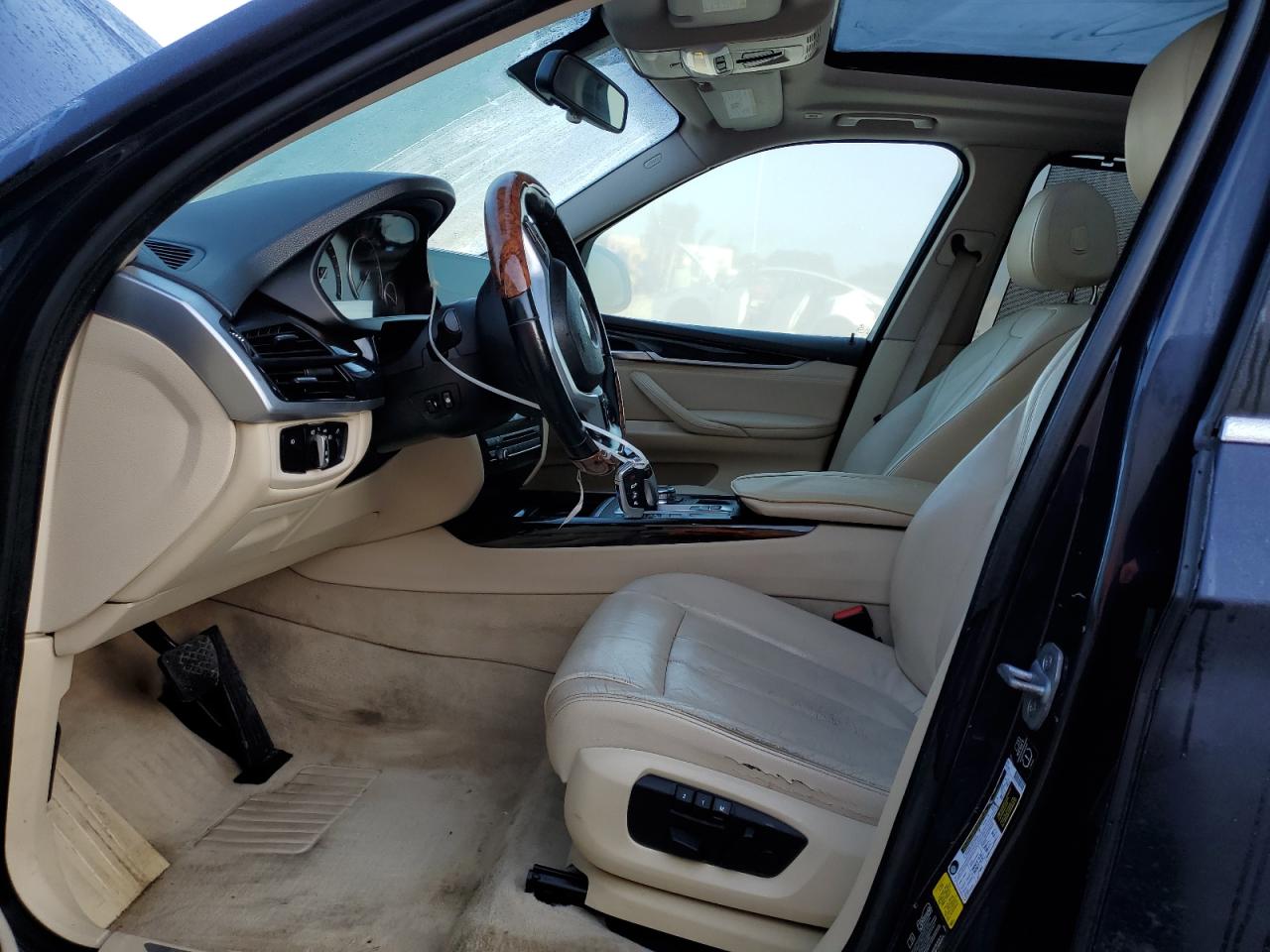 2014 BMW X5 VIN 5UXKR0C53E0K45399 Copart auction photo, front end damage thumbnail 7