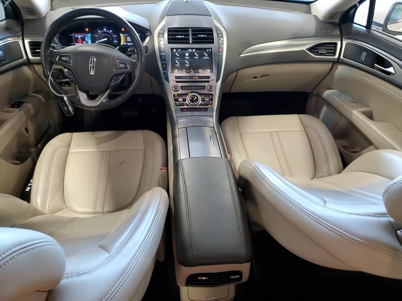 2017 Lincoln MKZ VIN 3LN6L5KUXHR664795 Copart auction photo, side damage thumbnail 8