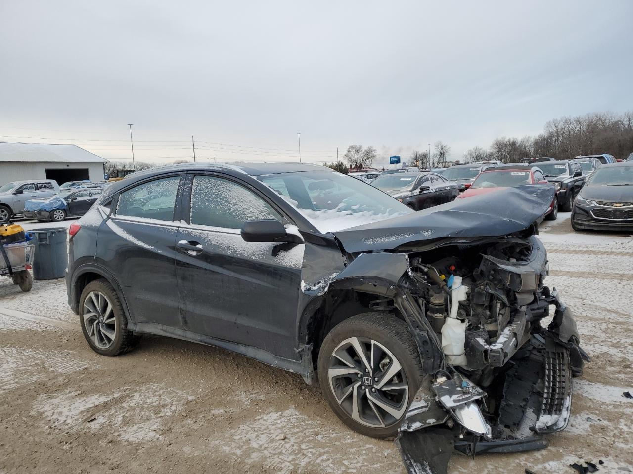 2019 Honda HR-V VIN 3CZRU6H15KG715005 Copart auction photo, front end damage thumbnail 4