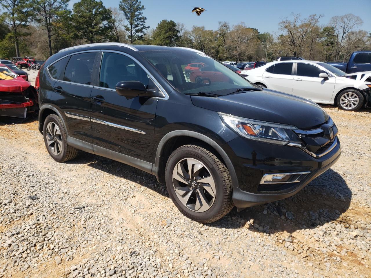 2015 Honda CR-V VIN 5J6RM3H9XFL018250 Copart auction photo, rear end damage thumbnail 4