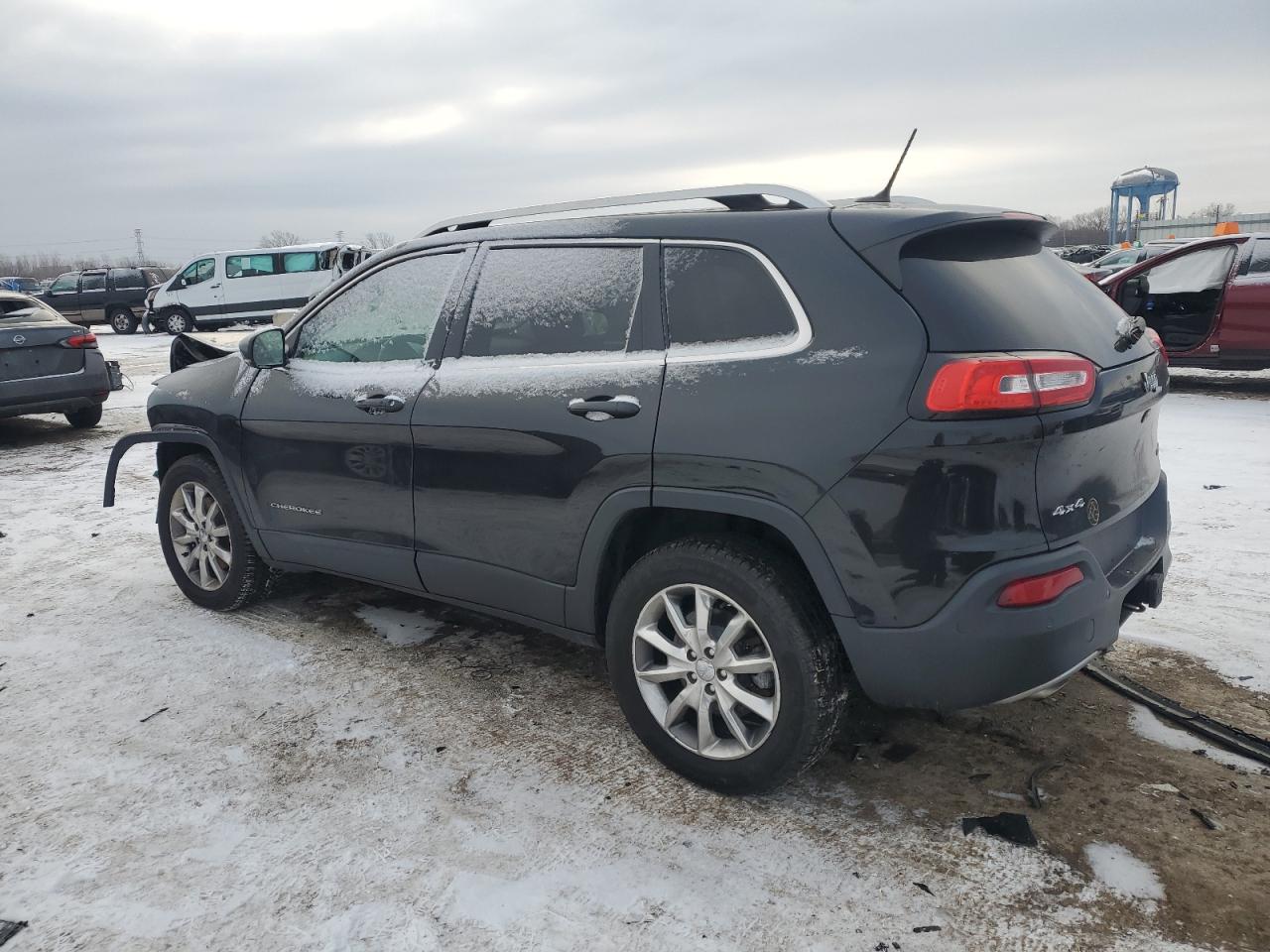 2014 Jeep Grand Cherokee VIN 1C4PJMDS2EW140571 Copart auction photo, front end damage thumbnail 2