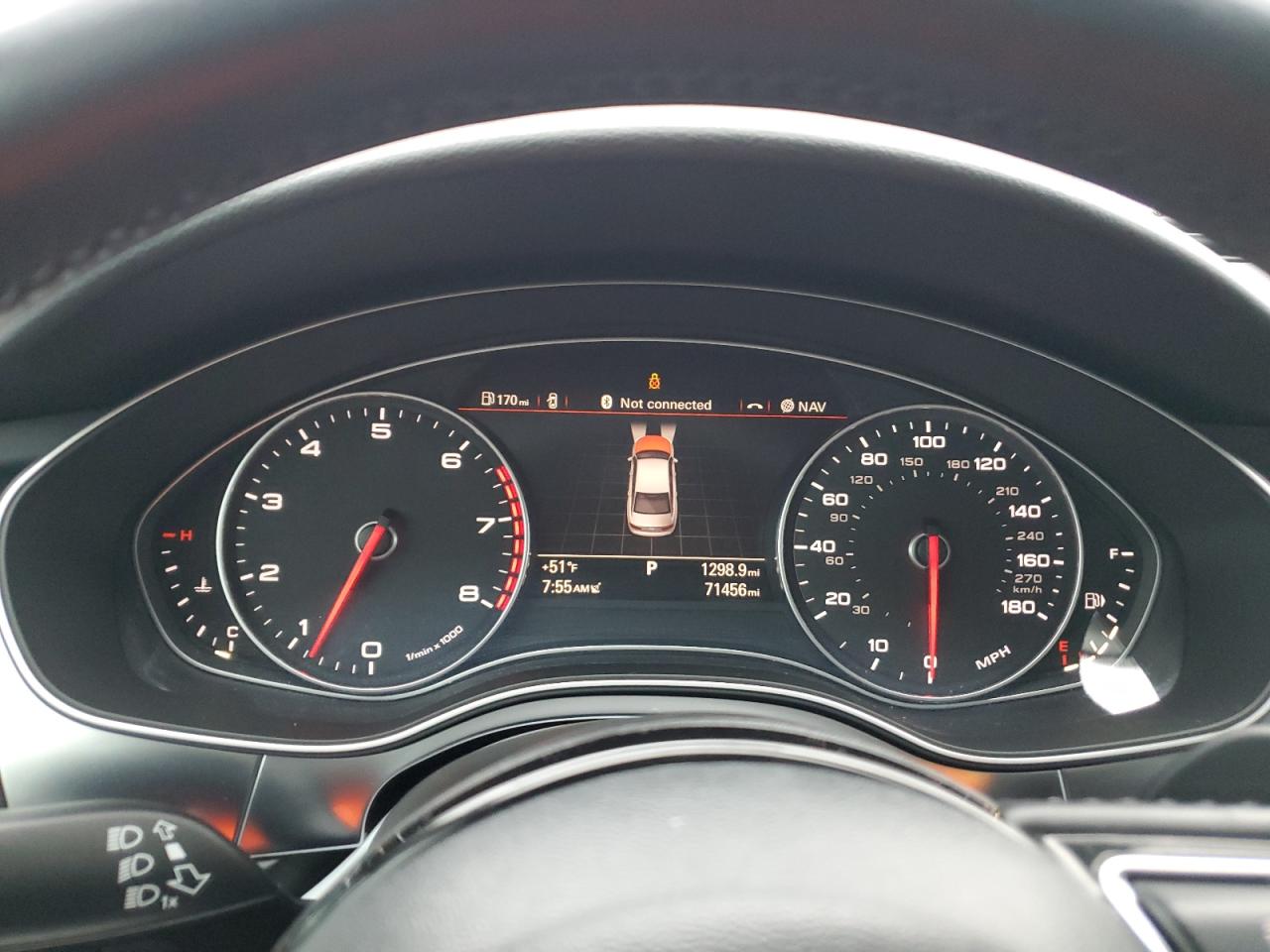 2015 Audi A6 VIN WAUHGAFC8FN025193 Copart auction photo, front end damage thumbnail 9
