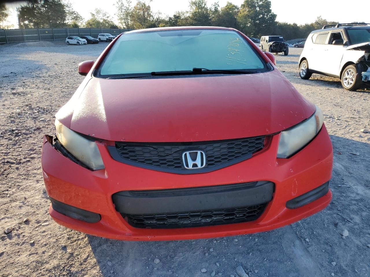 2012 Honda Civic VIN 2HGFG3B56CH512363 Copart auction photo, side / front end damage thumbnail 5