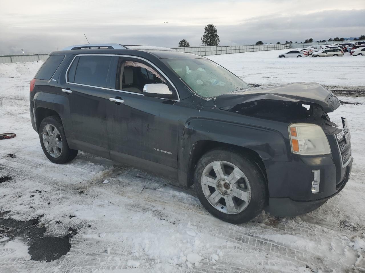 2011 GMC Terrain VIN 2CTFLXE51B6229722 Copart auction photo, front end / side damage thumbnail 4