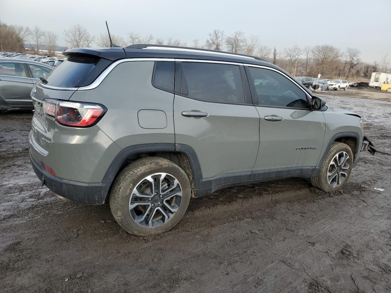 2022 Jeep Compass VIN 3C4NJDCB1NT157702 Copart auction photo, front end damage thumbnail 3