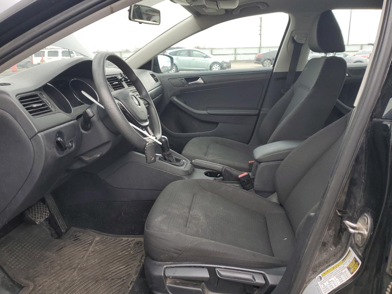 2015 Volkswagen Jetta VIN 3VW2K7AJ2FM255397 Copart auction photo, top/roof / front end damage thumbnail 7