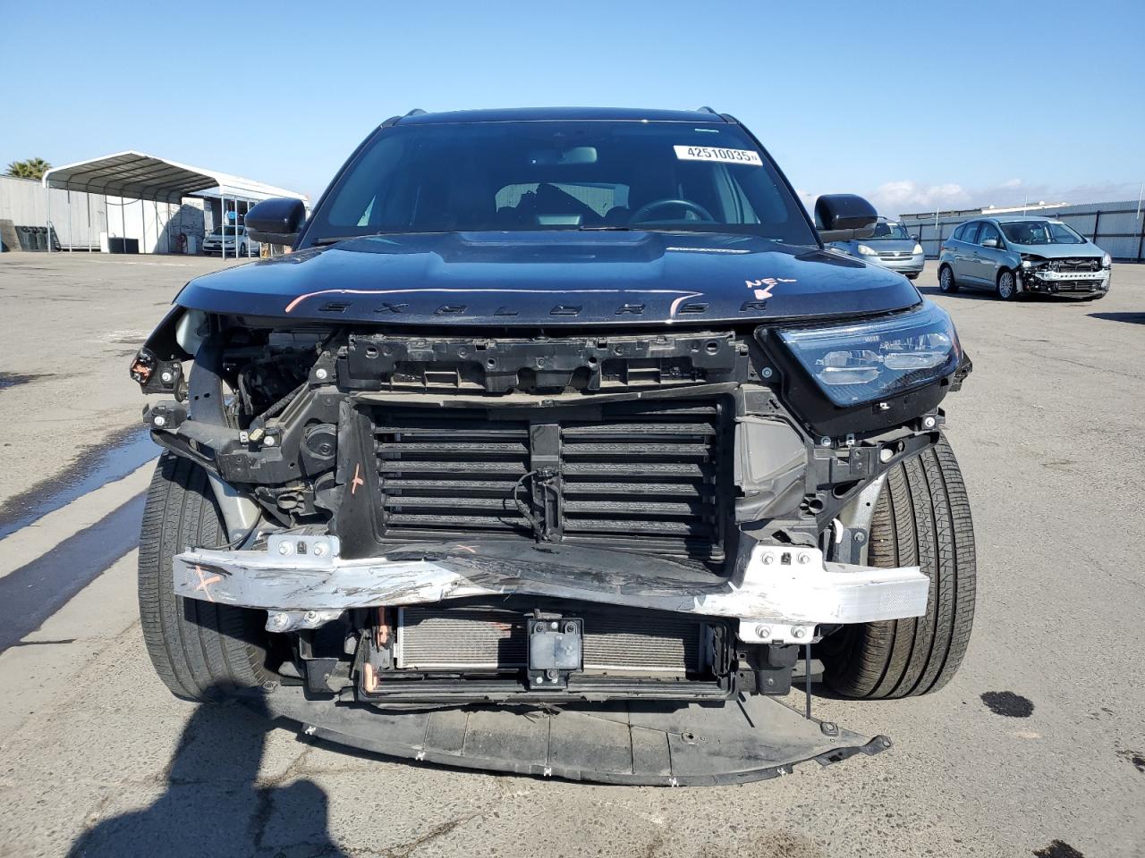 2020 Ford Explorer VIN 1FM5K8GC0LGB54598 Copart auction photo, front end damage thumbnail 5