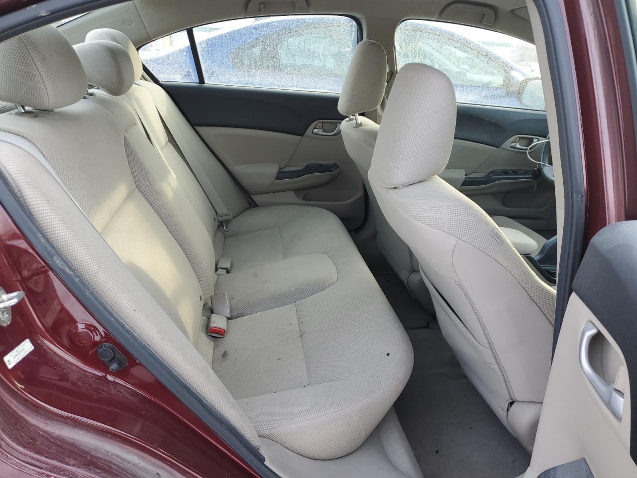 2012 Honda Civic VIN 2HGFB2F56CH575272 Copart auction photo, rear end damage thumbnail 10