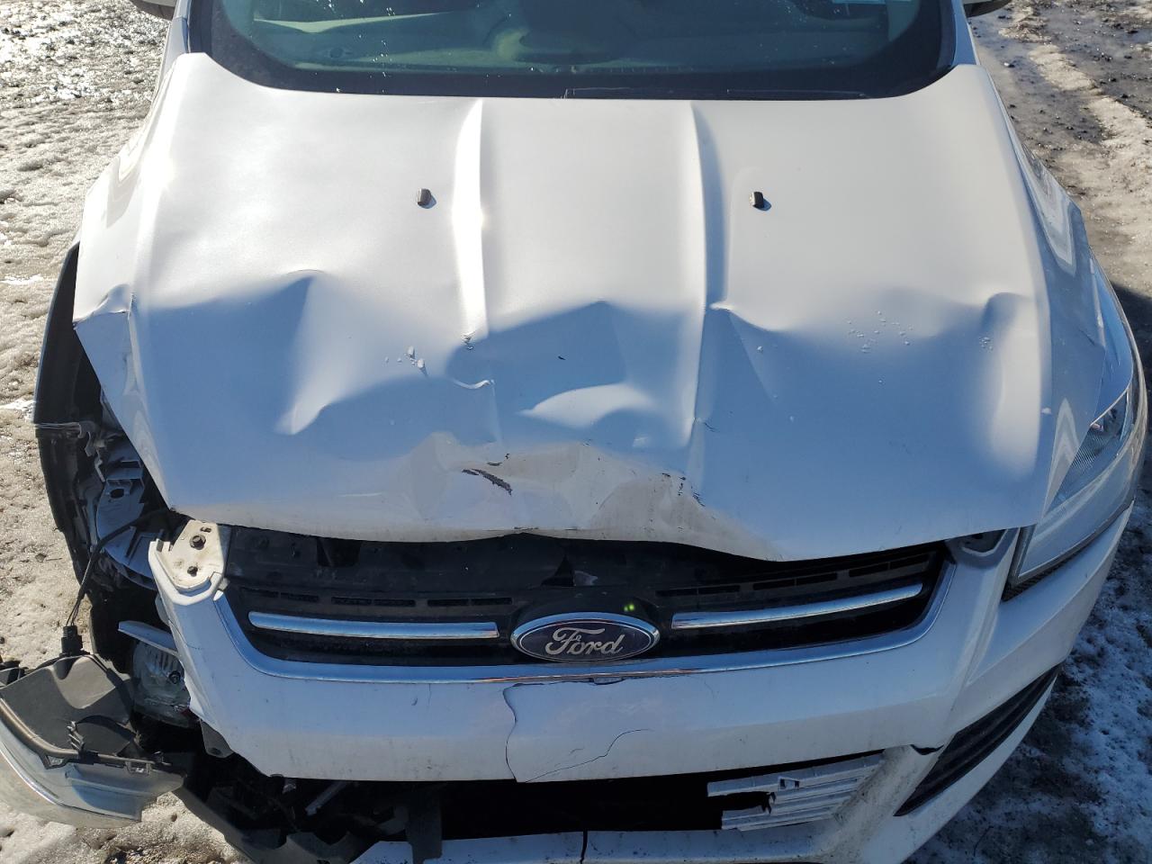 2013 Ford Escape VIN 1FMCU0HX7DUD35463 Copart auction photo, front end / side damage thumbnail 13