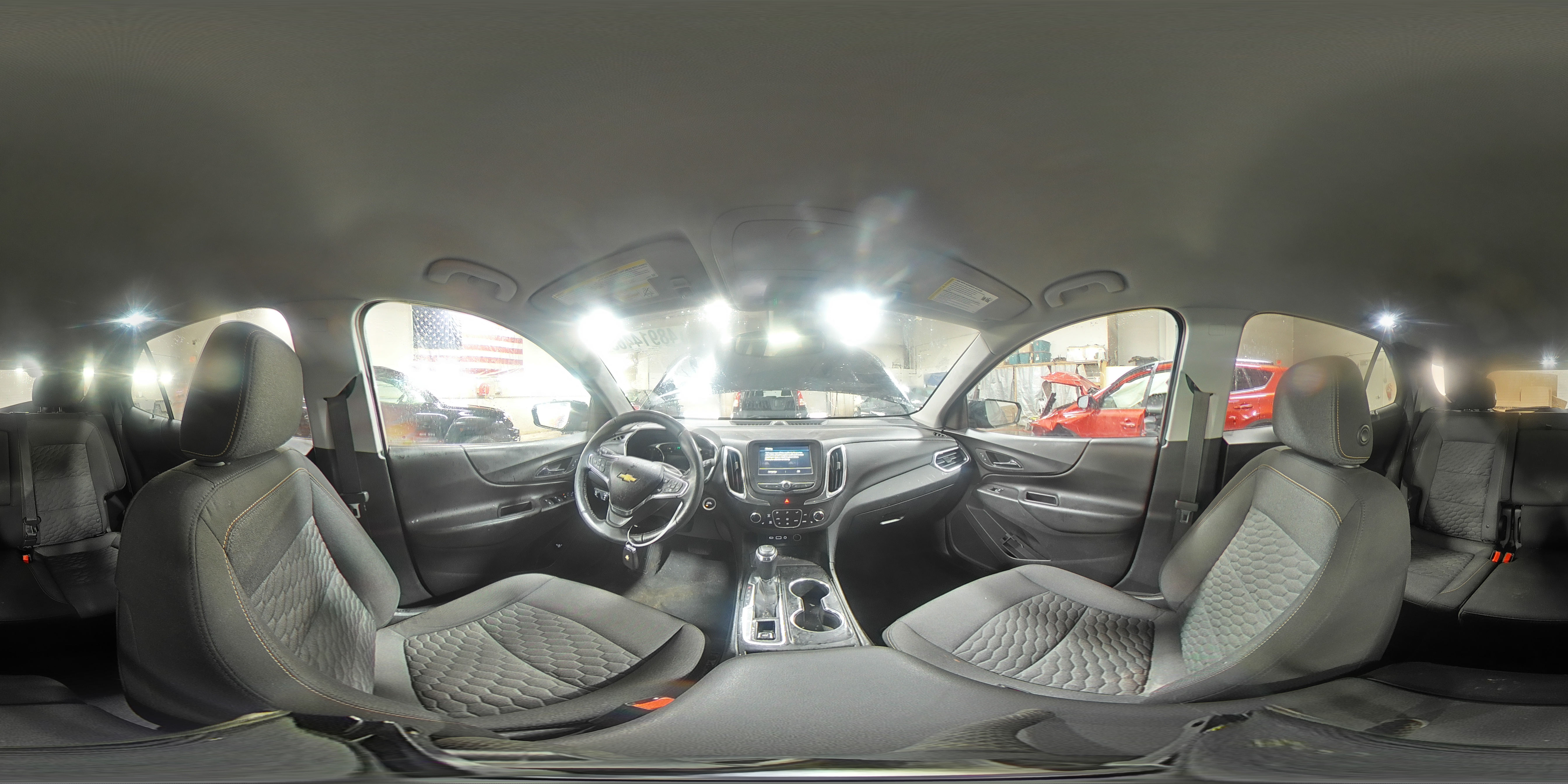 2019 Chevrolet Equinox VIN 2GNAXKEV8K6107931 Copart auction photo, rear end / side damage thumbnail 15
