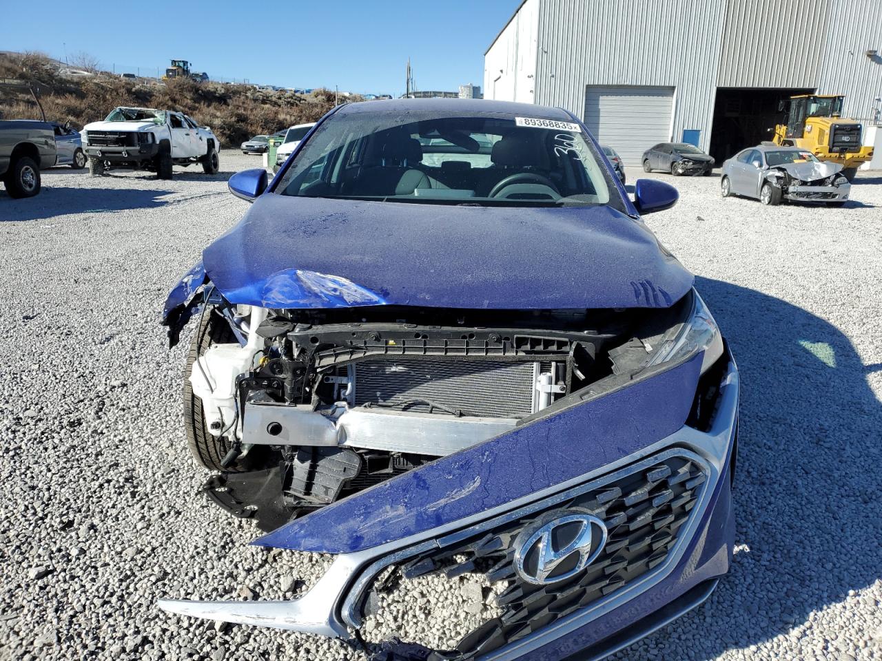 2022 Hyundai IONIQ VIN KMHC65LC9NU268734 Copart auction photo, front end damage thumbnail 5