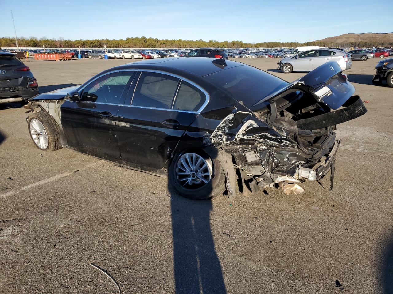2021 BMW 5er VIN WBA13BJ08MWX02119 Copart auction photo, all over damage thumbnail 2