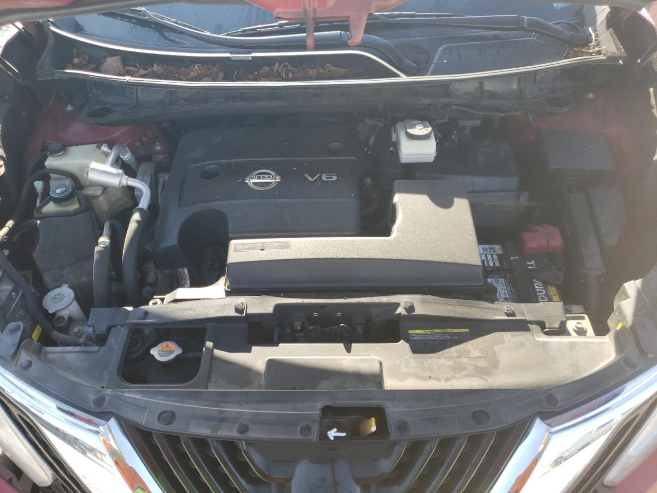2017 Nissan Murano VIN 5N1AZ2MH8HN104977 Copart auction photo, side / front end damage thumbnail 13