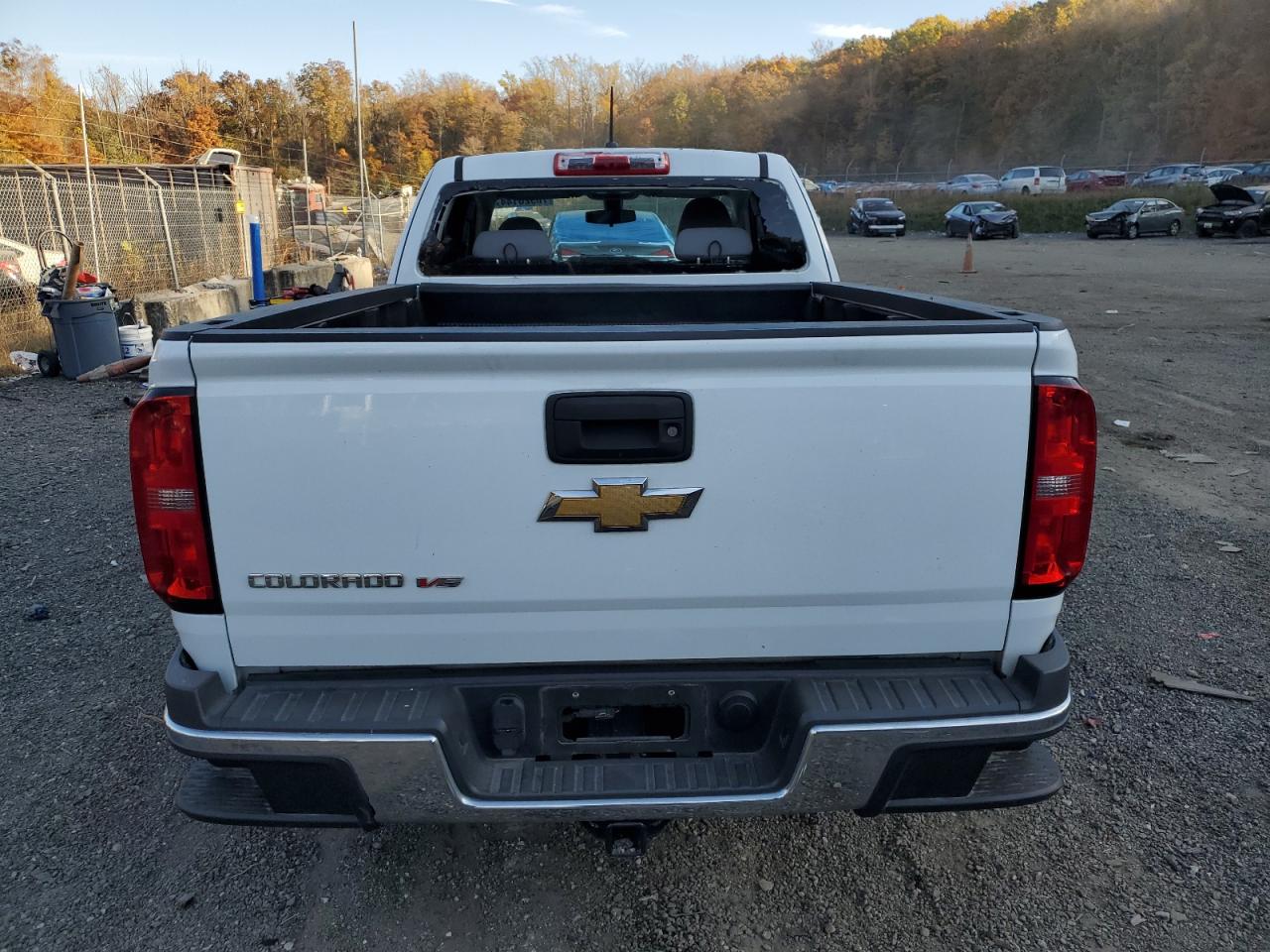 2019 Chevrolet Colorado VIN 1GCHTBEN8K1122659 Copart auction photo, top/roof / front end damage thumbnail 6