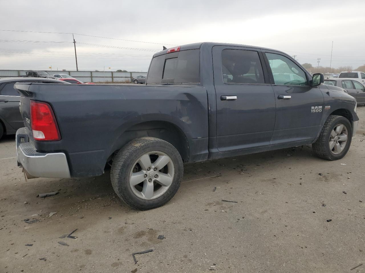 2014 RAM 1500 VIN 1C6RR7LT1ES436483 Copart auction photo, rear end damage thumbnail 3