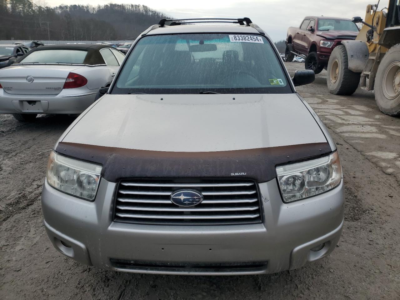 2007 Subaru Forester VIN JF1SG63687H727217 Copart auction photo, burn - engine / side damage thumbnail 5