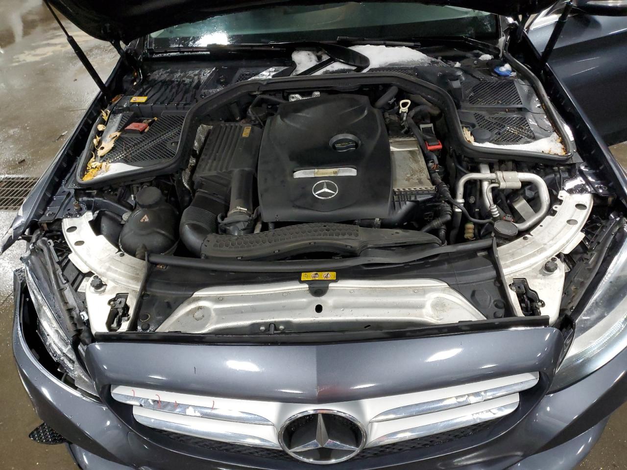 2015 Mercedes-Benz C-klasse VIN 55SWF4KB0FU021227 Copart auction photo, front end damage thumbnail 12