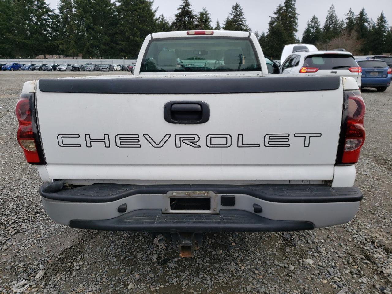 2006 Chevrolet Silverado VIN 3GCEC14V26G151645 Copart auction photo, front end / rear end damage thumbnail 6
