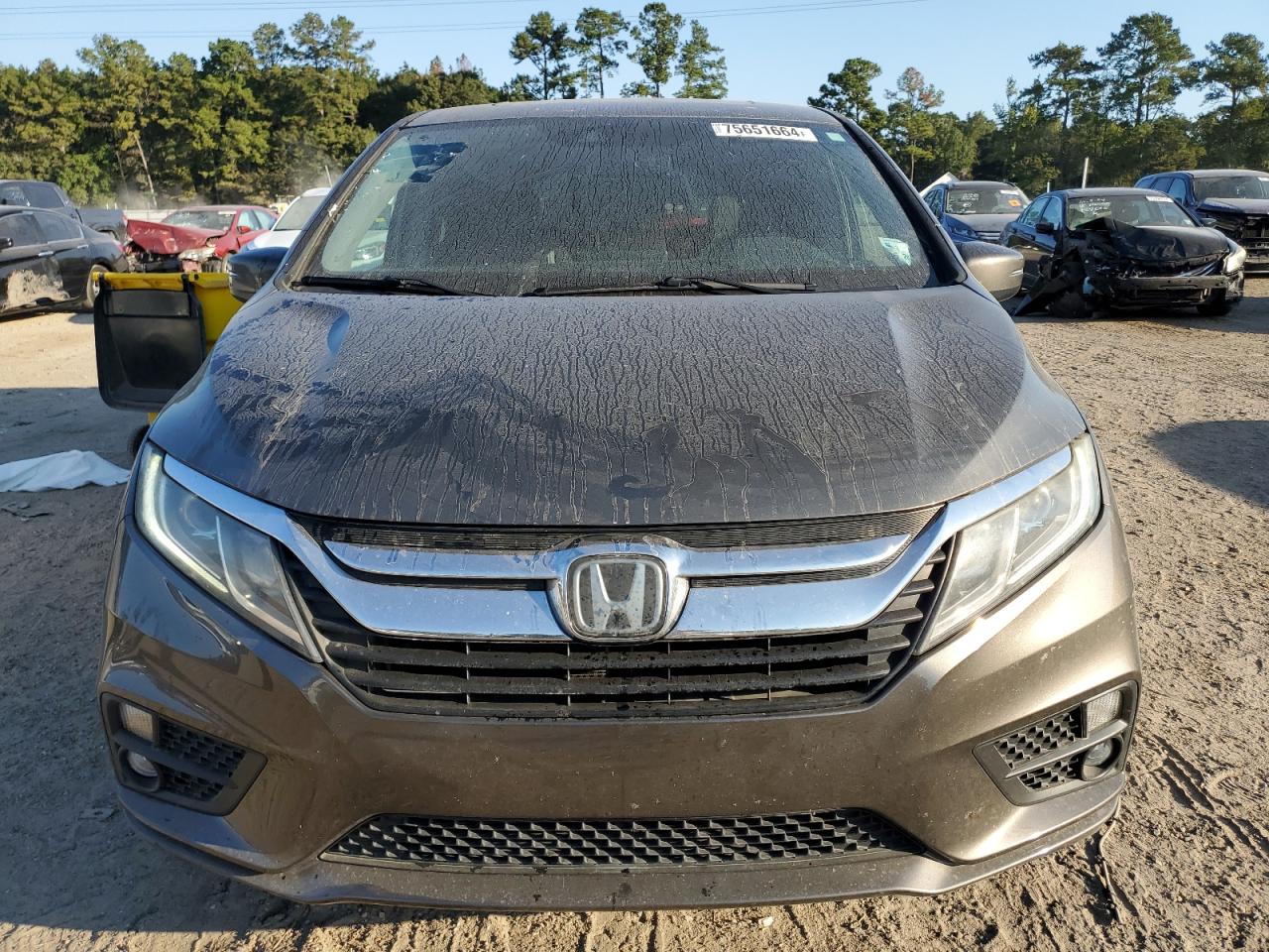 2019 Honda Odyssey VIN 5FNRL6H7XKB011742 Copart auction photo, side / rear end damage thumbnail 5