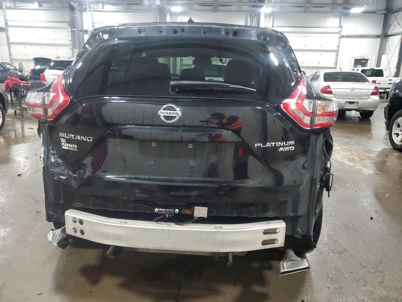 2015 Nissan Murano VIN 5N1AZ2MH3FN255142 Copart auction photo, rear end damage thumbnail 6