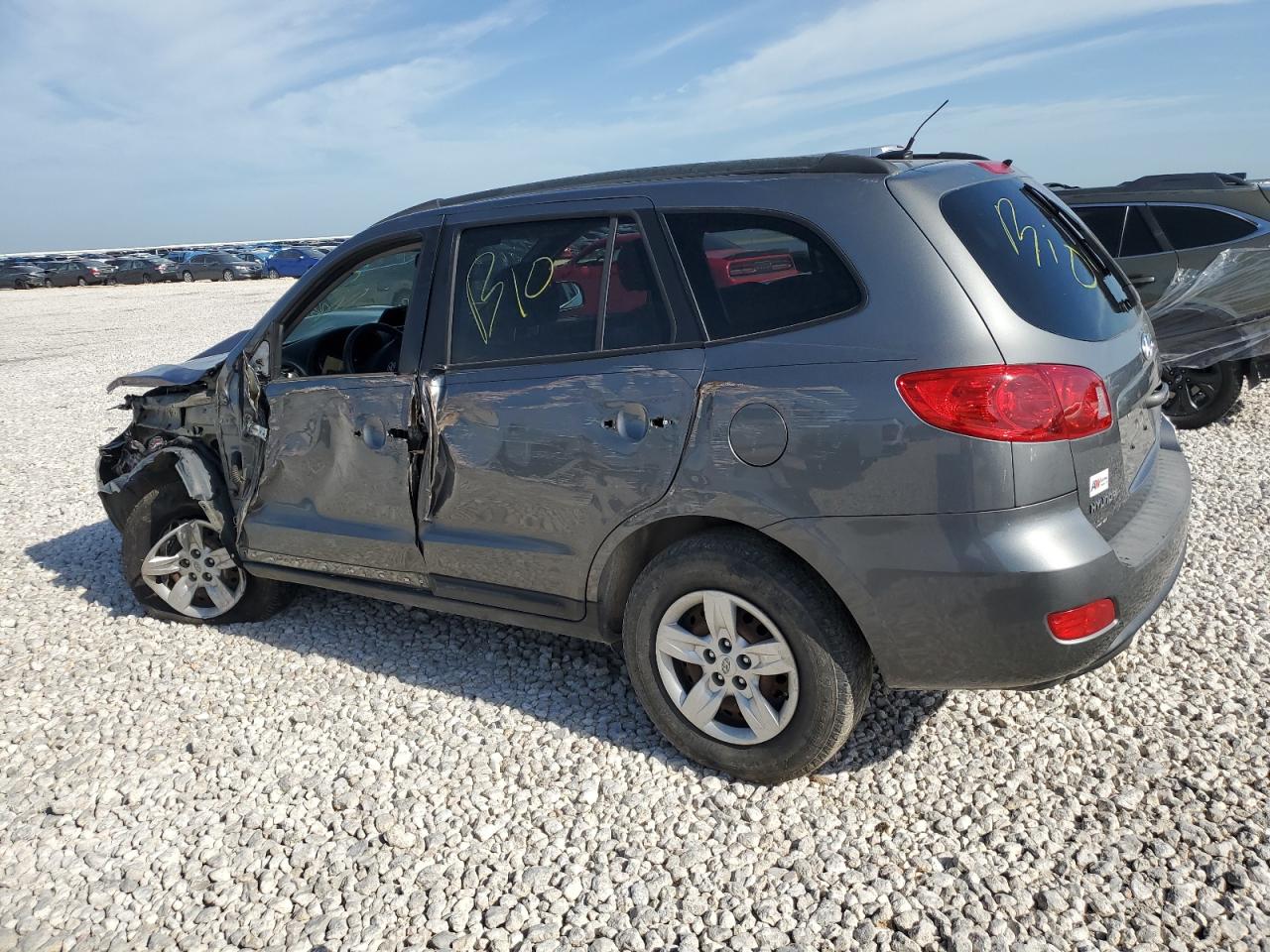 2009 Hyundai Santa Fe VIN 5NMSG13D69H232415 Copart auction photo, front end / side damage thumbnail 2