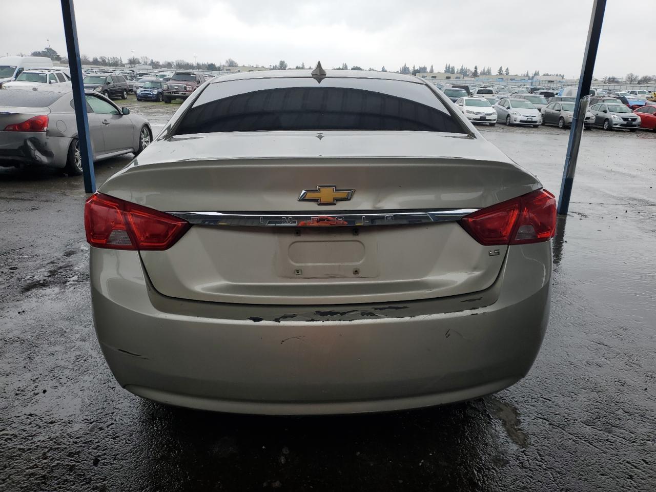 2015 Chevrolet Impala VIN 2G11X5SL6F9176160 Copart auction photo, all over damage thumbnail 6