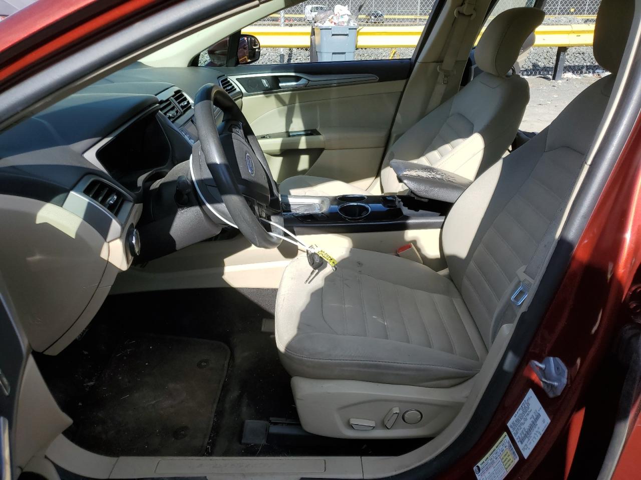 2014 Ford Fusion VIN 3FA6P0H71ER130096 Copart auction photo, front end damage thumbnail 7