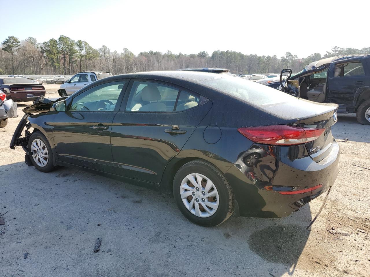2018 Hyundai Elantra VIN 5NPD74LF8JH309630 Copart auction photo, front end damage thumbnail 2