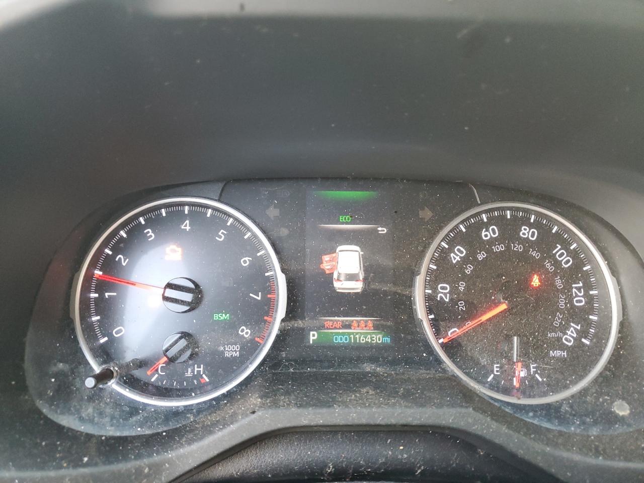 2019 Toyota RAV 4 VIN JTMG1RFV8KD003405 Copart auction photo, side damage thumbnail 9