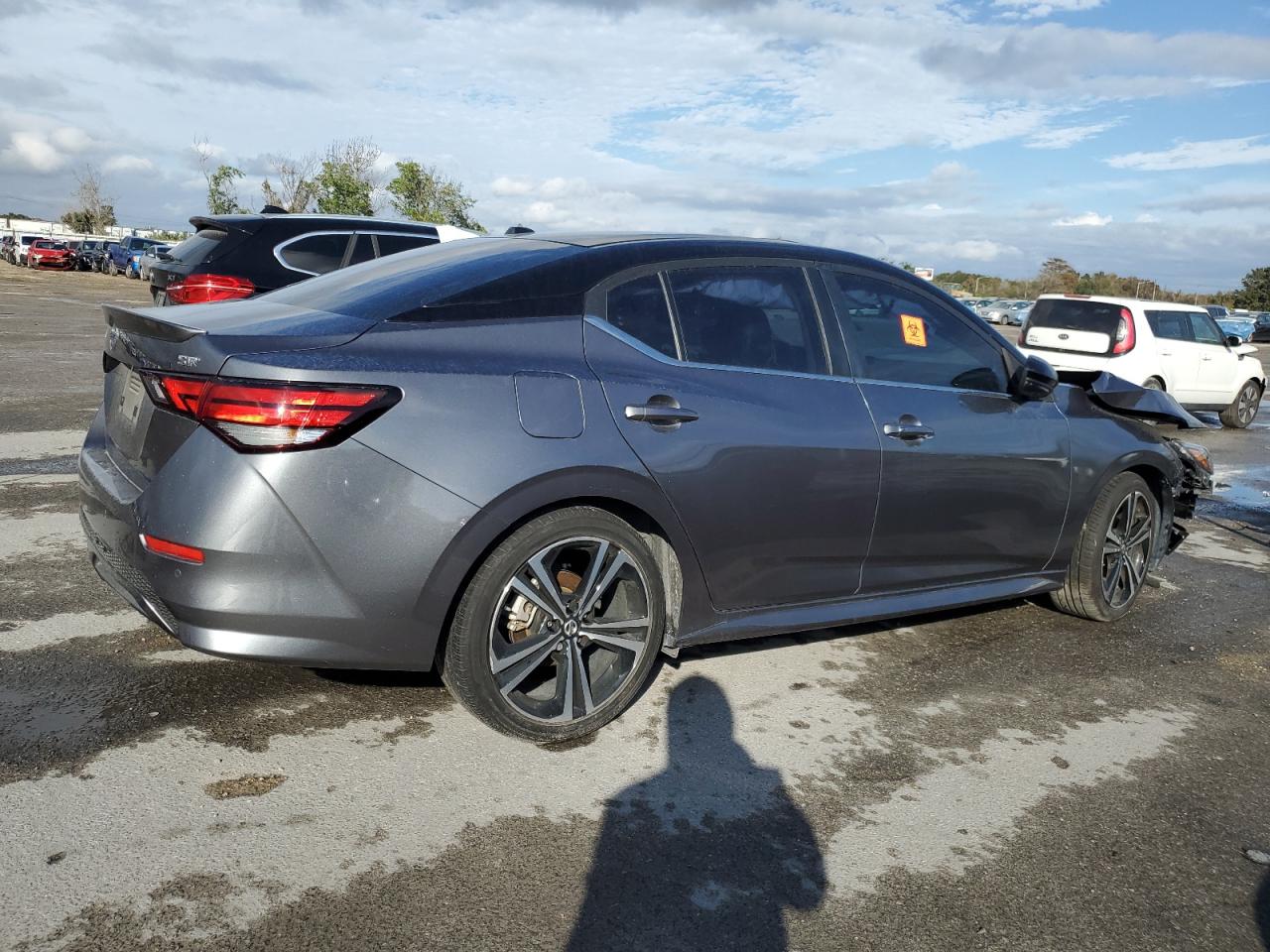 2022 Nissan Sentra VIN 3N1AB8DV2NY314381 Copart auction photo, front end / rear end damage thumbnail 3