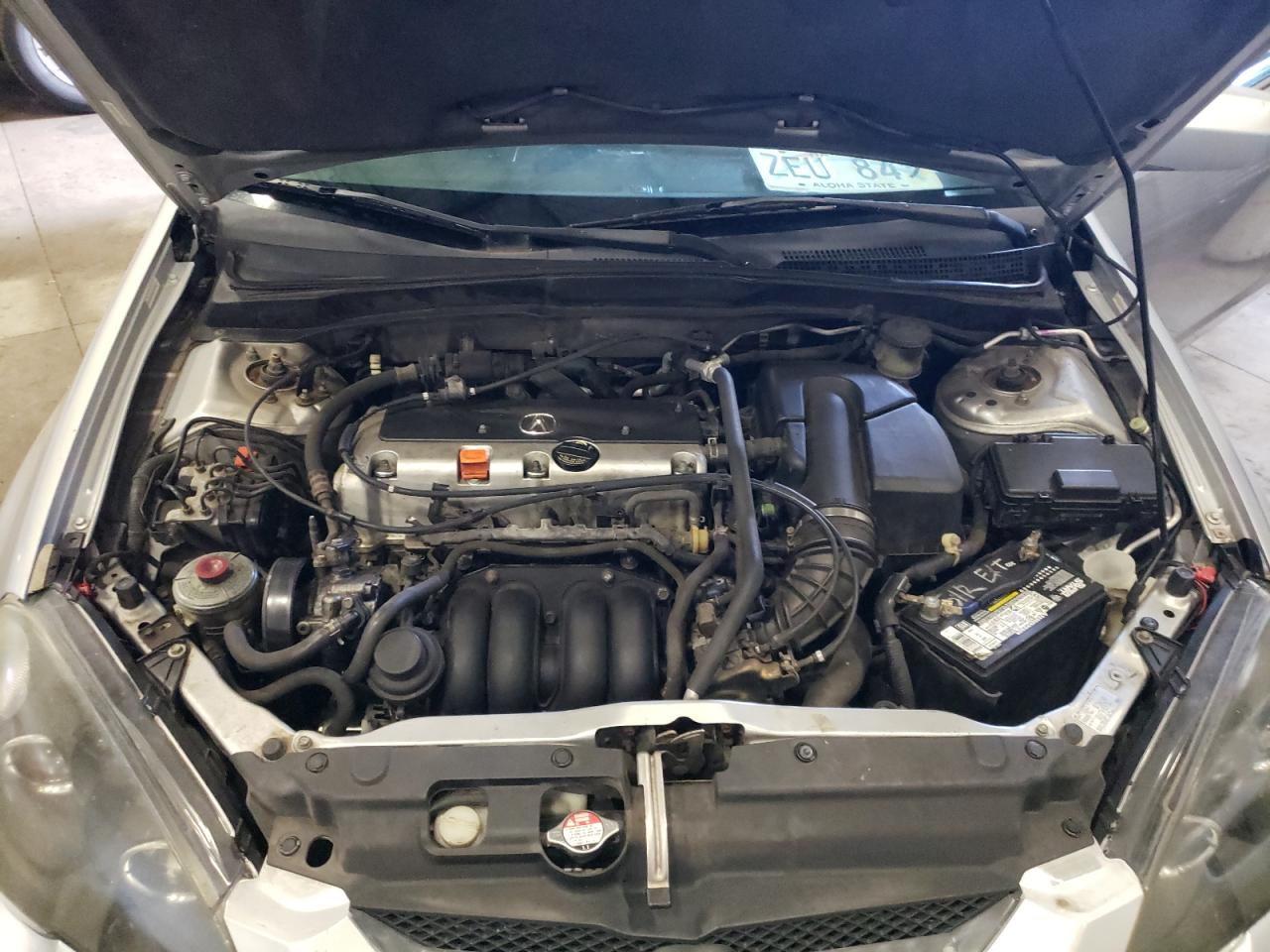 2002 Acura RSX VIN JH4DC54832C014724 Copart auction photo, front end / side damage thumbnail 11