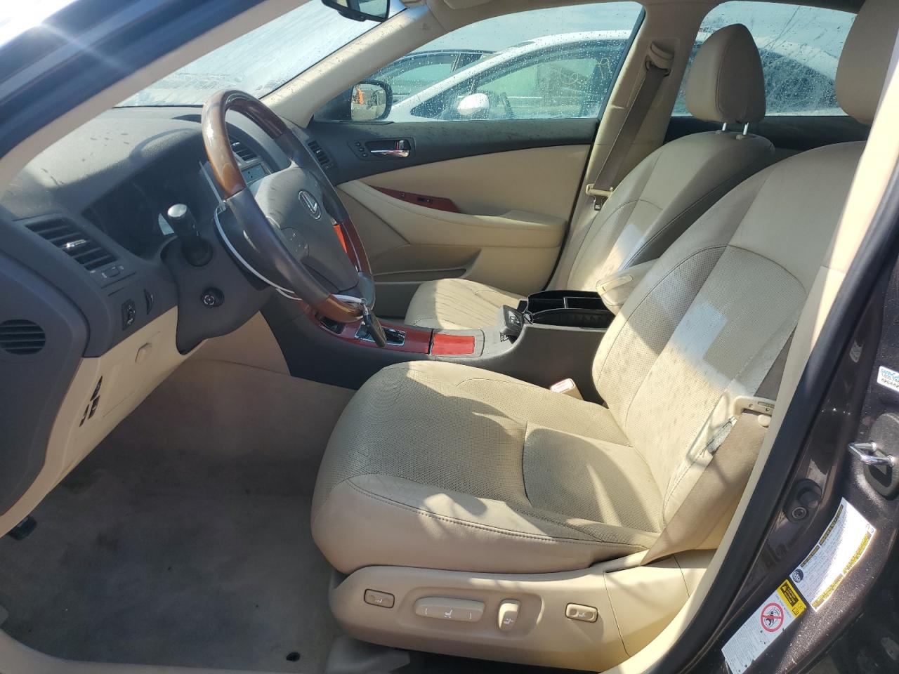 2008 Lexus ES VIN JTHBJ46G182235510 Copart auction photo, water/flood damage thumbnail 7